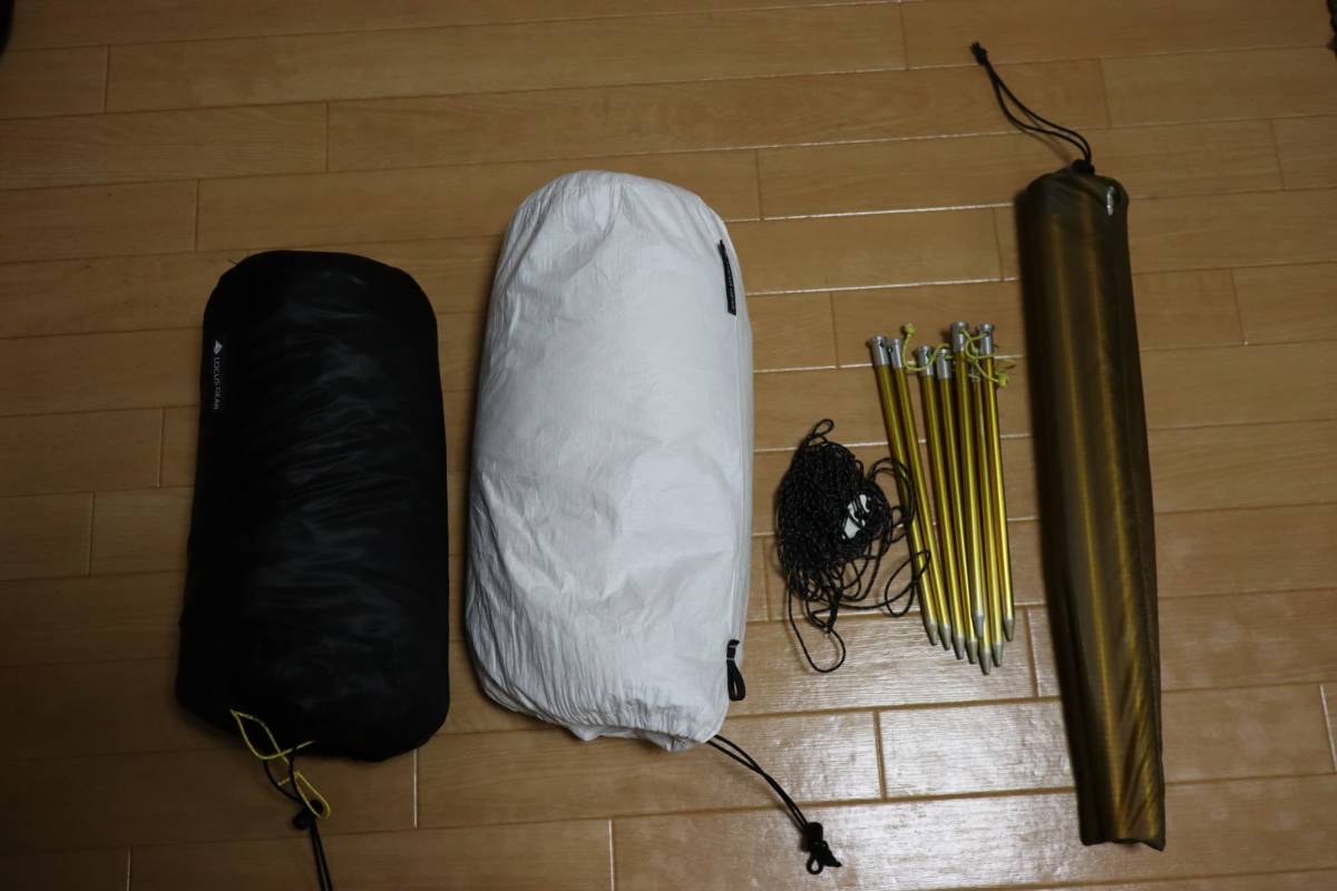 LOCUS GEAR ローカスギア アポロ タイベックとインナーメッシュ、ポール一式 Apollo Tyvek+Apollo Mesh