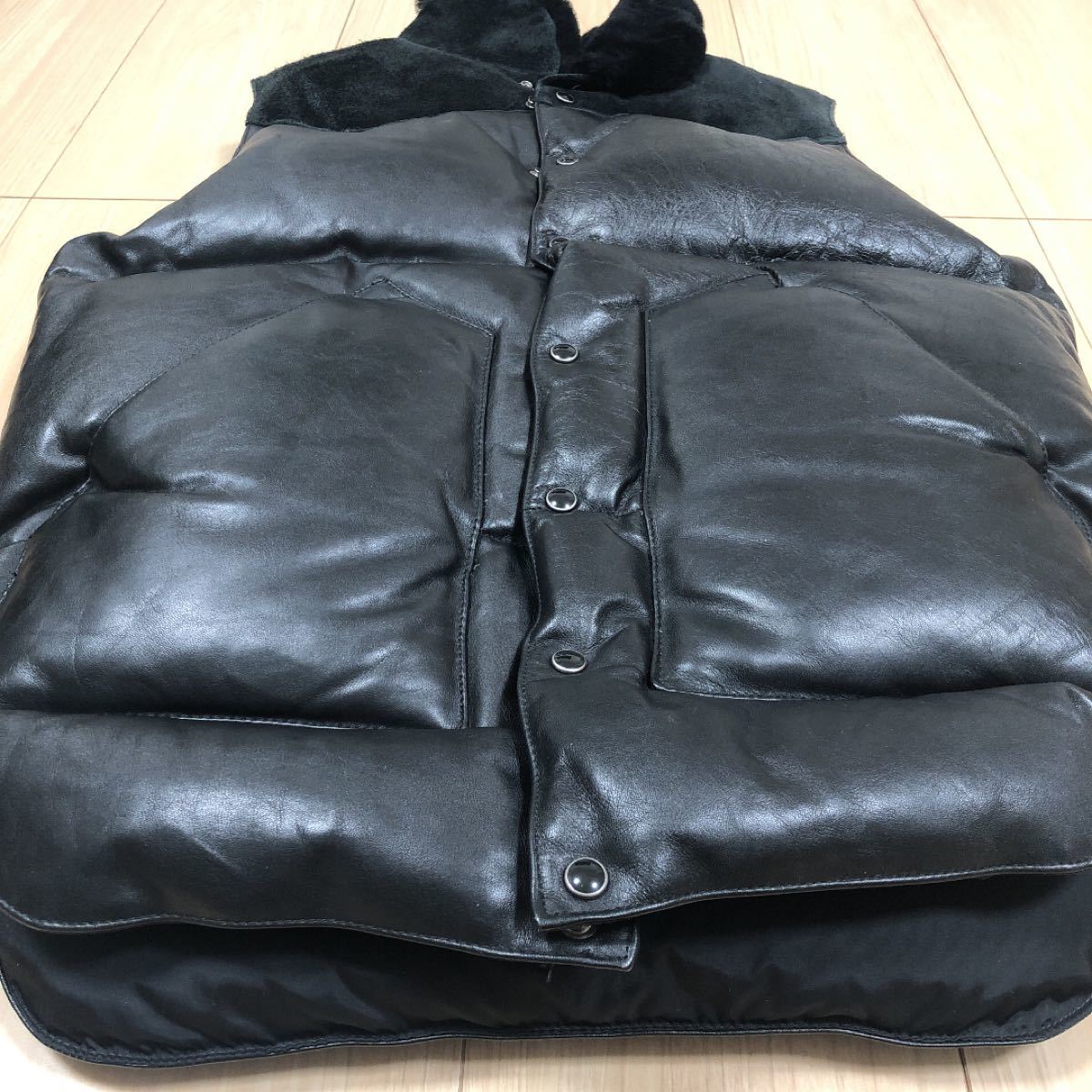 ロッキーマウンテン RockyMountain オールレザーダウンベスト