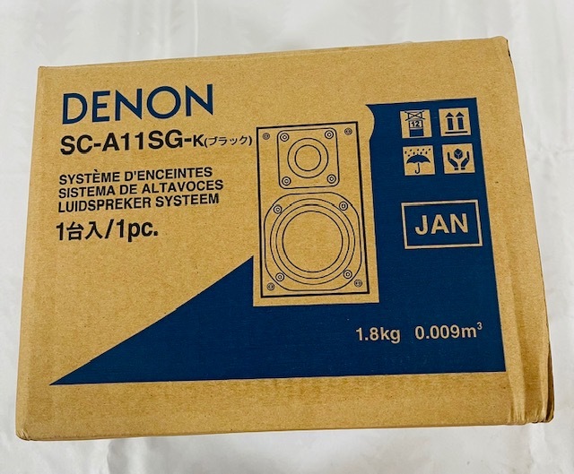 Denon ブックシェルフスピーカー (1 ブラック SC-A11SG-K　未使用に近い（ｋ２４２） DENON