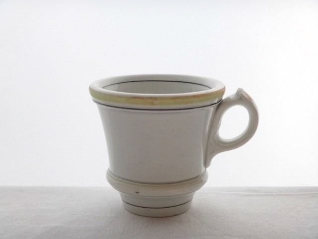 19世紀 クレイユ&モントロー ブリュロ カップ D )フランス アンティーク コーヒー マグカップ 古道具 工芸 リキュール