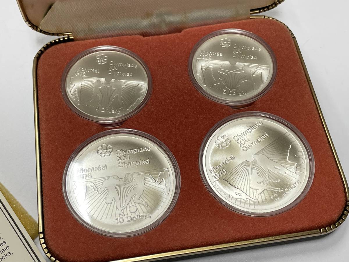 モントリオールオリンピック 記念コイン4枚セット 1976年 10ドル 5ドル 