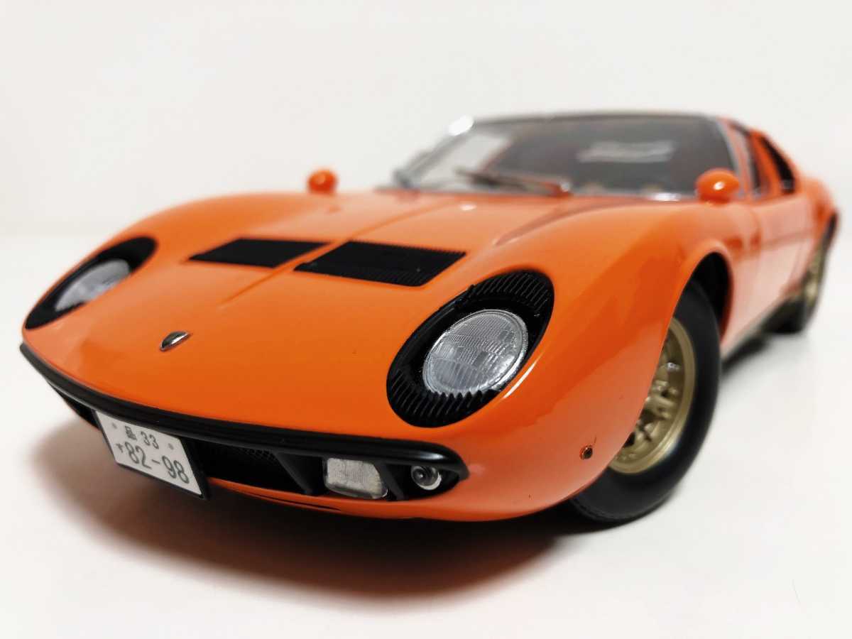 Kyosho京商/Lamborghiniランボルギーニ Miuraミウラ P400S 絶版 1/18
