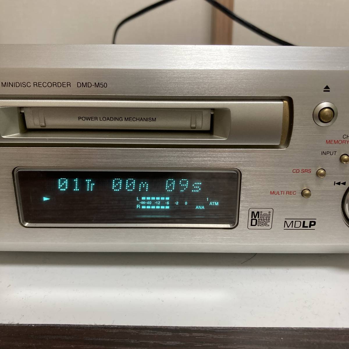 大きい割引 DENON デノン MDデッキ DMD-M50 ミニディスクレコーダー ad