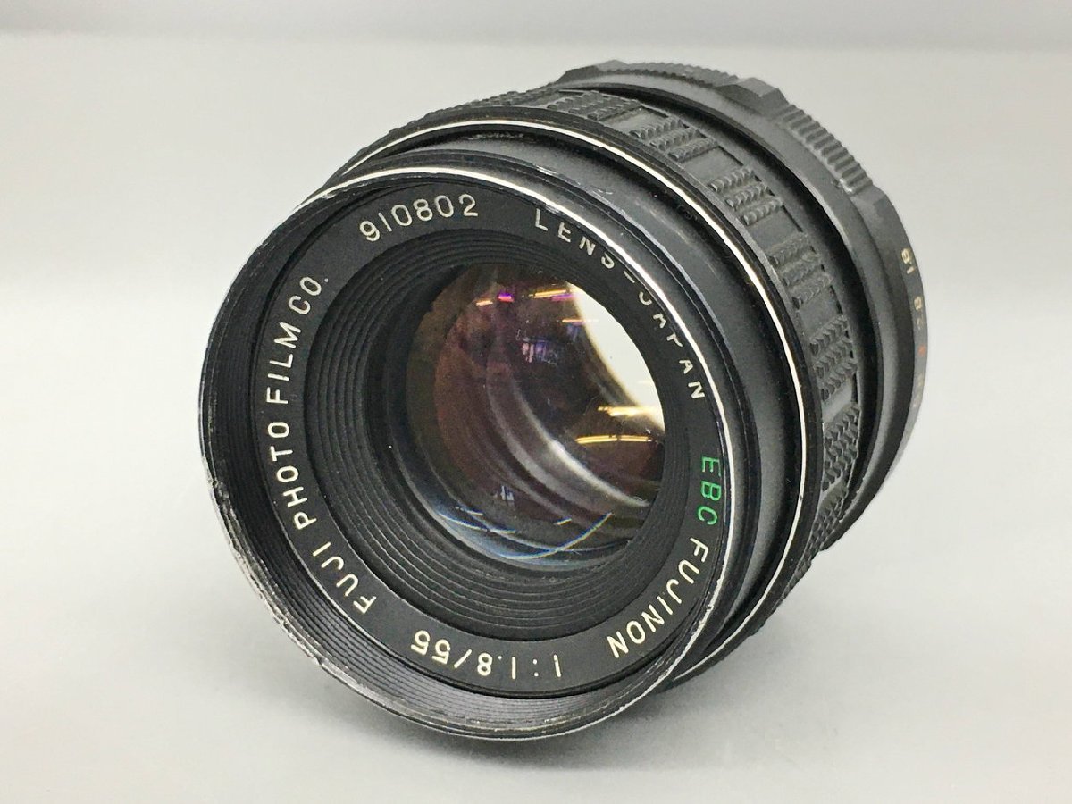 単焦点レンズ EBC FUJINON 55mm f:1.8 カメラレンズ 交換レンズ フジフォトフィルム フジフィルム 2202LT153
