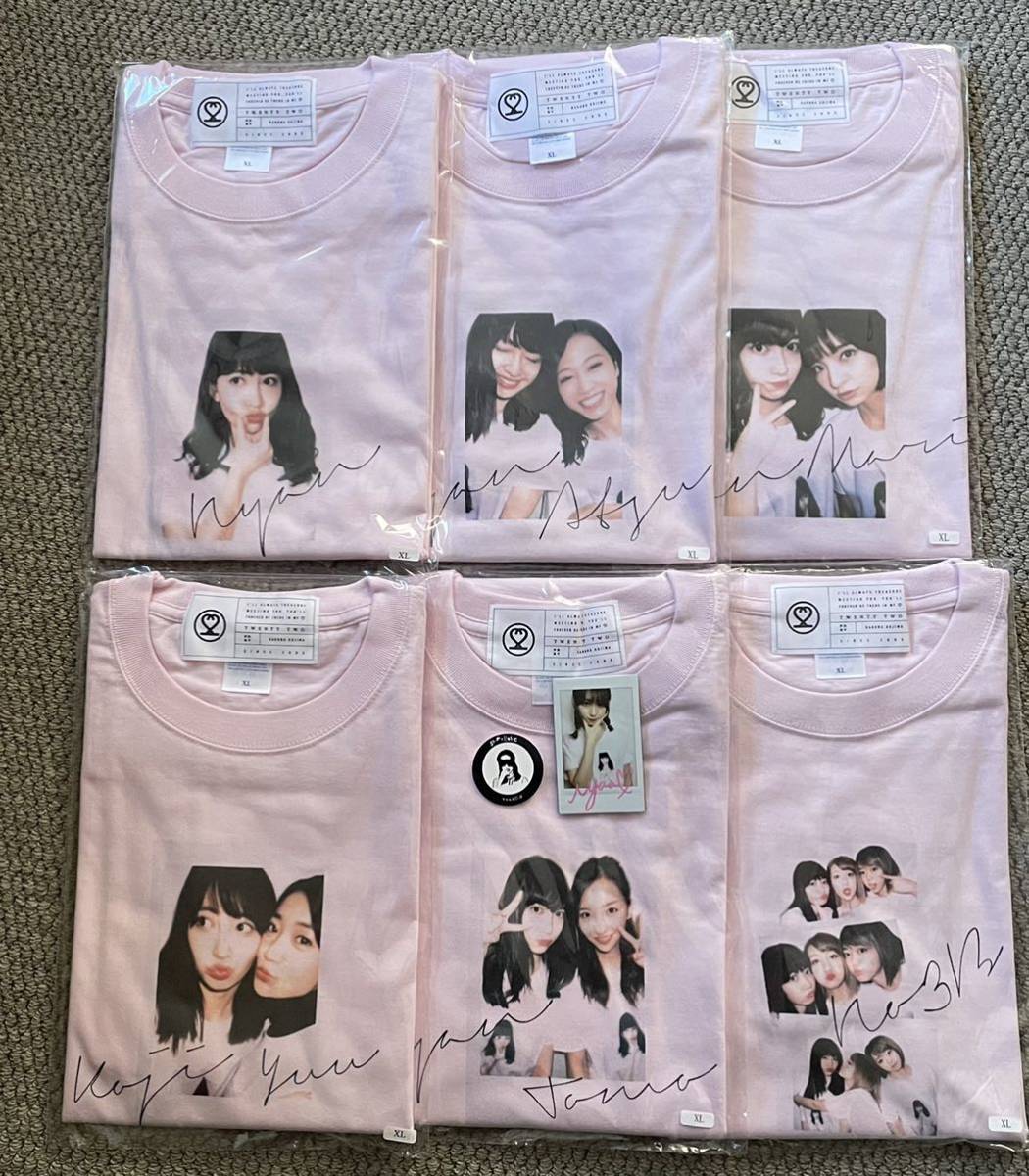 絆BOX 22market Tシャツ6枚セット　XL AKB48 小嶋陽菜 大島優子 前田敦子 板野友美 篠田麻里子 高橋みなみ　直筆サインチェキ付_画像1