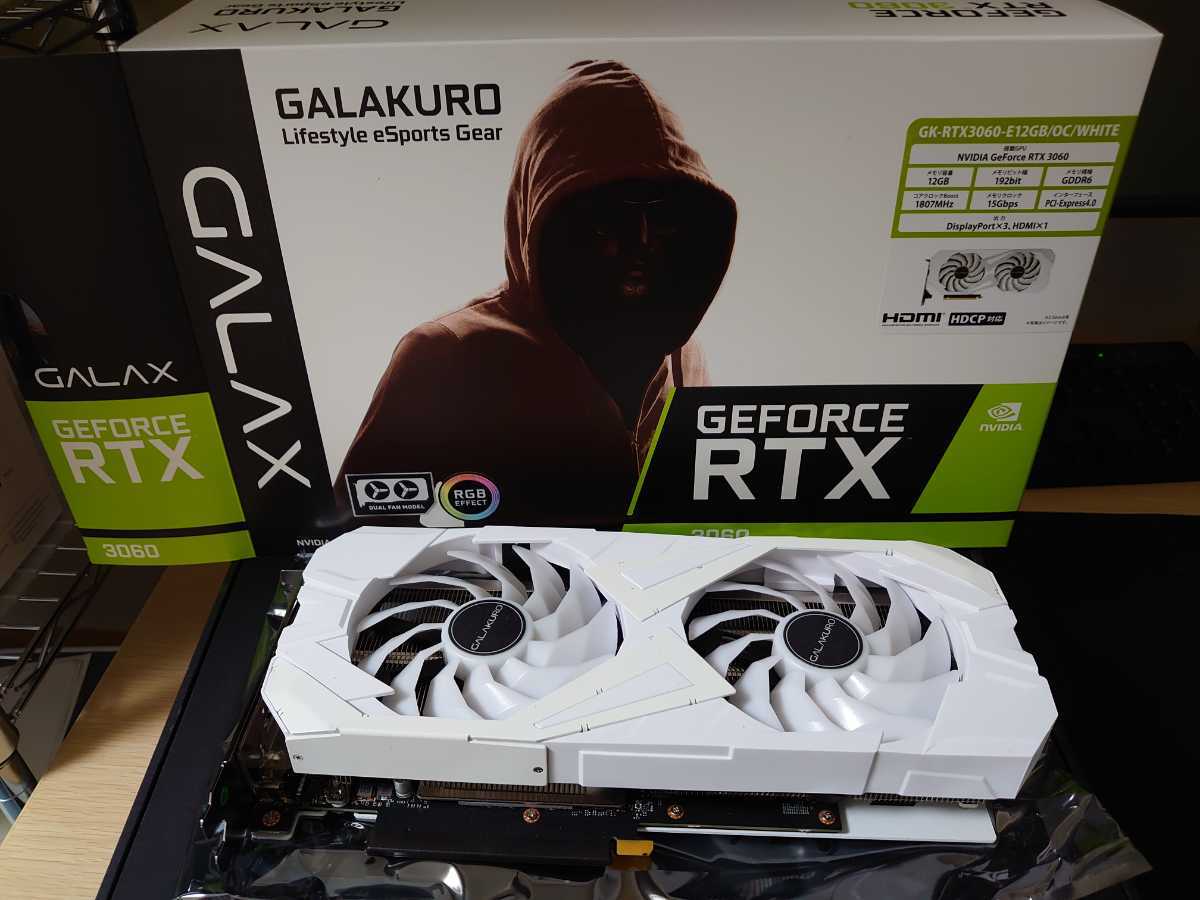 玄人志向　NVIDIA GeForce RTX3060  GDDR6 12GB