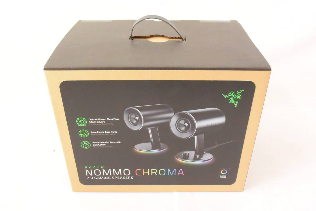 HOT人気SALE Razer レーザー PCスピーカー Nommo Chroma USB電源 /2.0