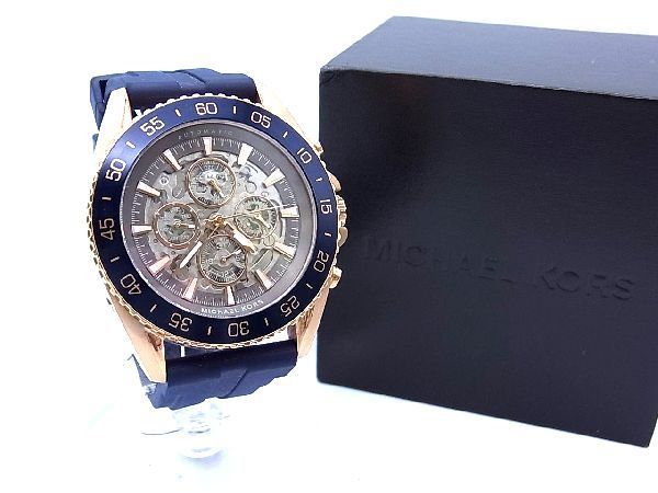 ファストファッション通販サイト 1円 ■稼働品■極美品■ MICHAEL KORS マイケルコース MK9025 ジェットマスター SS 自動巻き 5気圧防水 腕時計 ネイビー系 V4187sM ファストファッション通販サイト 1円 ■稼働品■極美品■ MICHAEL KORS マイケルコース MK9025 ジェットマスター SS 自動巻き 5気圧防水 腕時計 ネイビー系 V4187sM