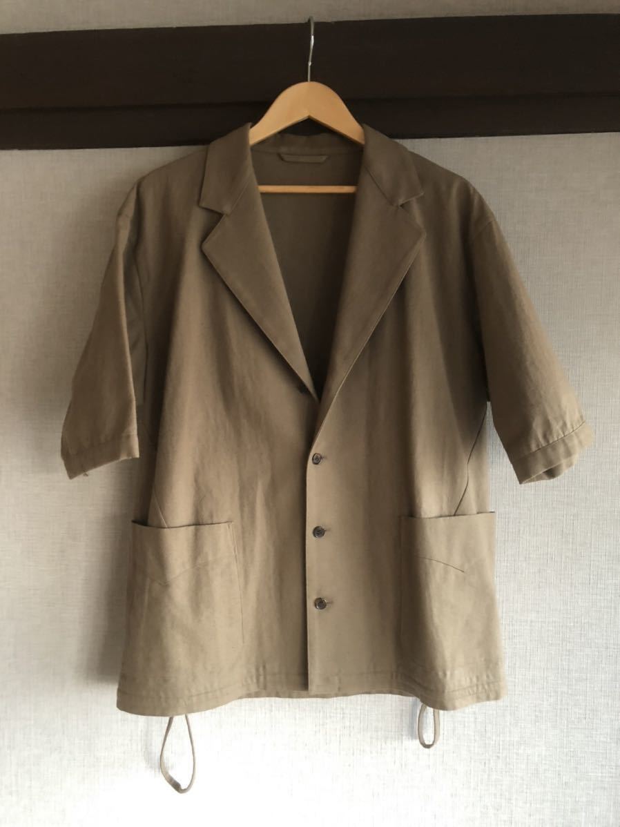 美品 la favola ラファーボラ 半袖 テーラードジャケット S/S ショート