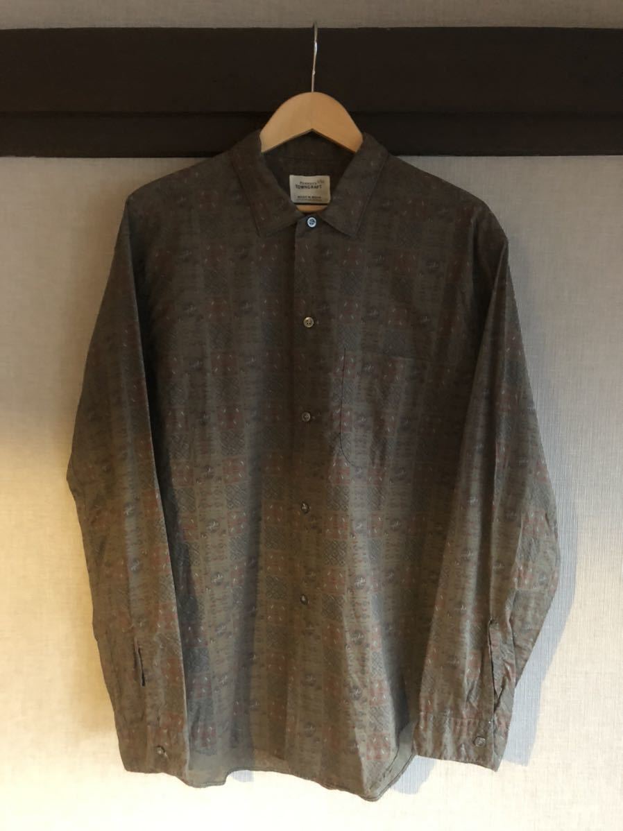 TOWNCRAFT タウンクラフト ビンテージ 長袖シャツ 船タグ 60s TOWNCRAFT タウンクラフト ビンテージ 長袖シャツ 船タグ 60s