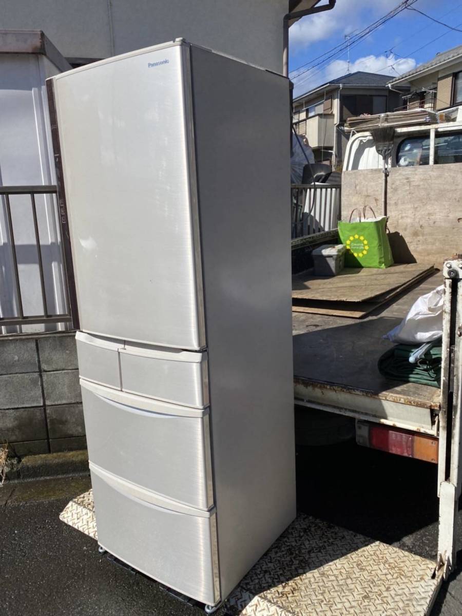Yahoo!オークション - パナソニック 5ドア冷蔵庫 411L NR-E431V-N...