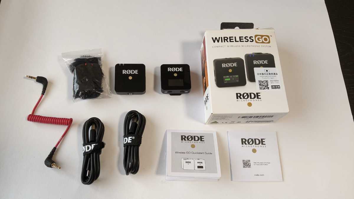 【国内正規品・使用少・美品】RODE ロード Wireless GO ワイヤレスマイクシステム WIGO コンデンサー型