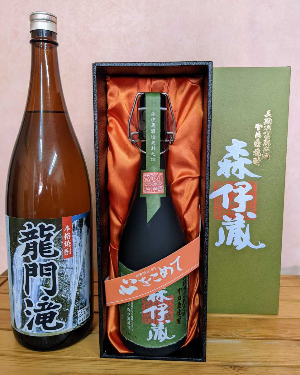 話題の行列 森伊蔵 芋焼酎25度 1800ml 2本 - 焼酎