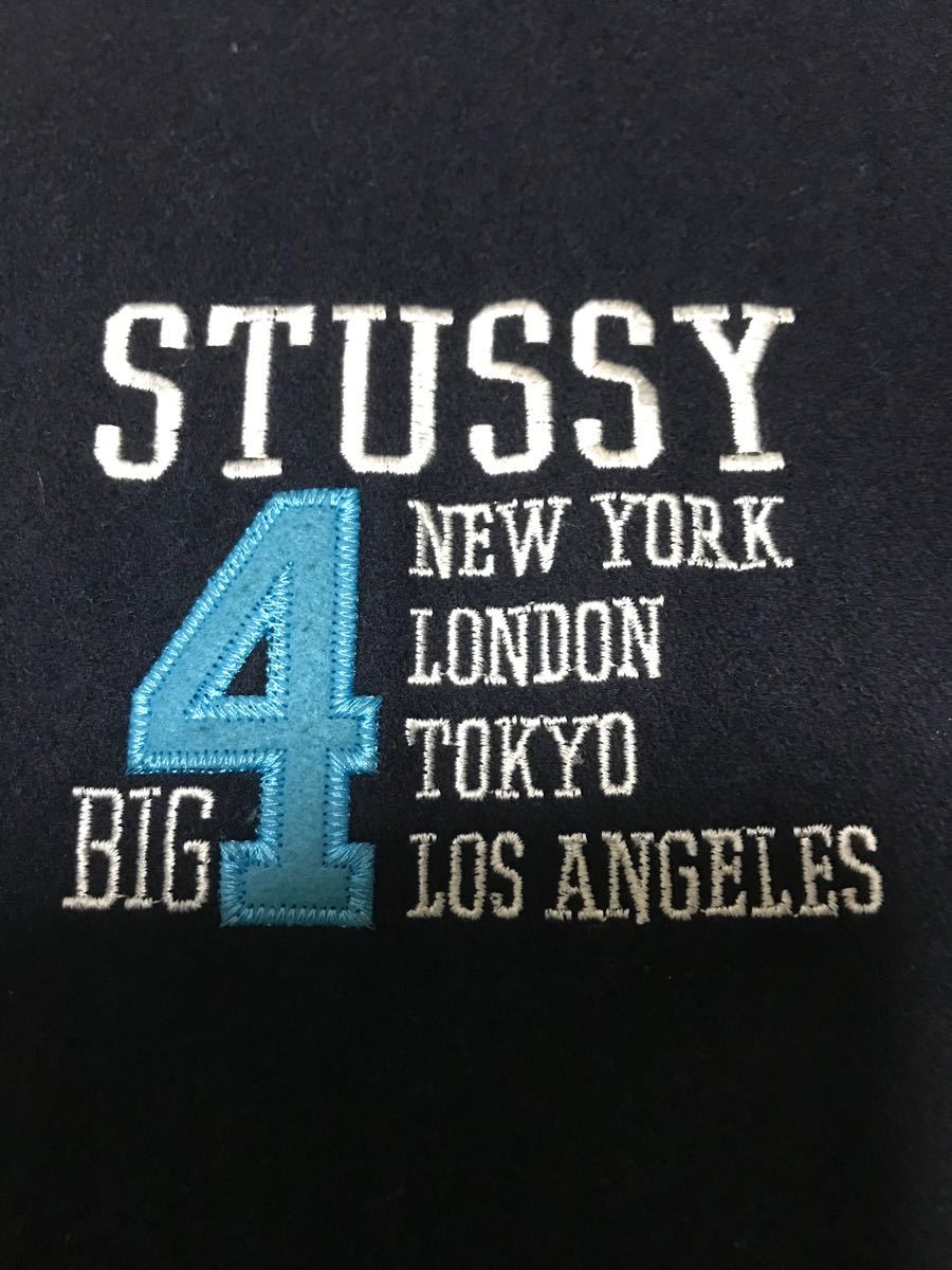 1998年製 STUSSY BIG4「4都市限定」スタジャン スタジアムジャンパー