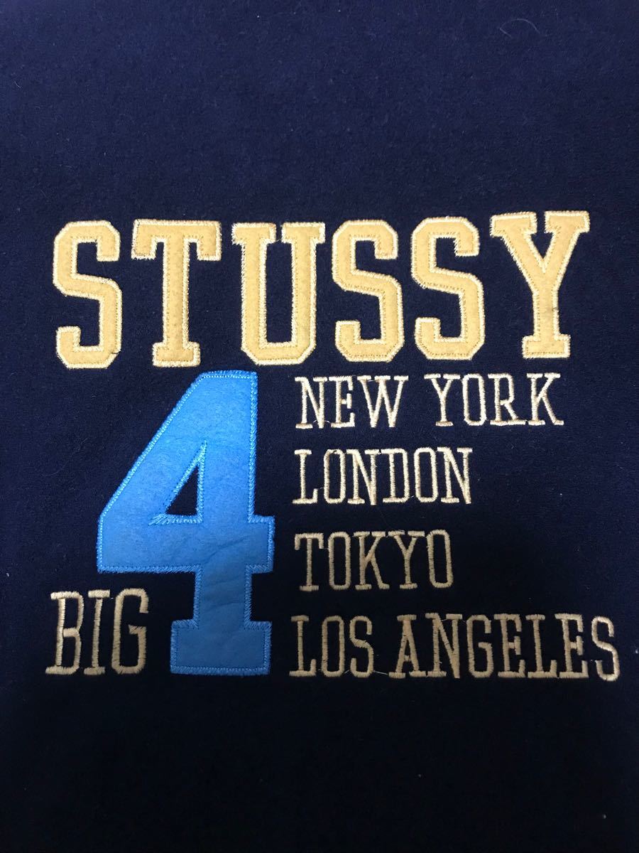 1998年製 STUSSY BIG4「4都市限定」スタジャン スタジアムジャンパー
