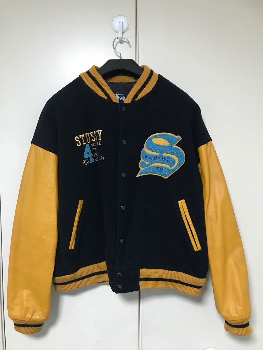 1998年製 STUSSY BIG4「4都市限定」スタジャン スタジアムジャンパー