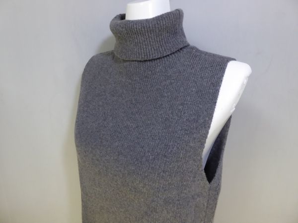 未使用 eleventy/イレブンティ ノースリーブ セーター 羊毛/カシミヤ/シルク 参考価格33.000円 セレクトショップ在庫 628I_画像2