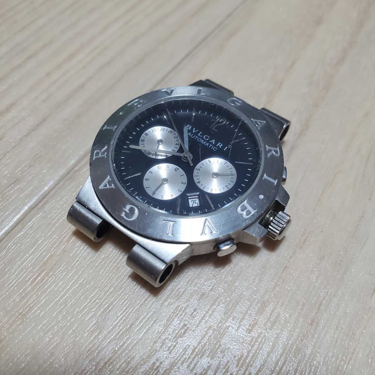 ◎BVLGARI ブルガリ 腕時計 文字盤のみ 動作不良品 秒針動作する時あり