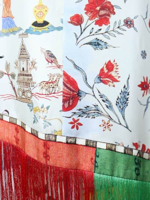 Oscar de la Renta オスカーデラレンタ スカート 0サイズ ボタニカル柄
