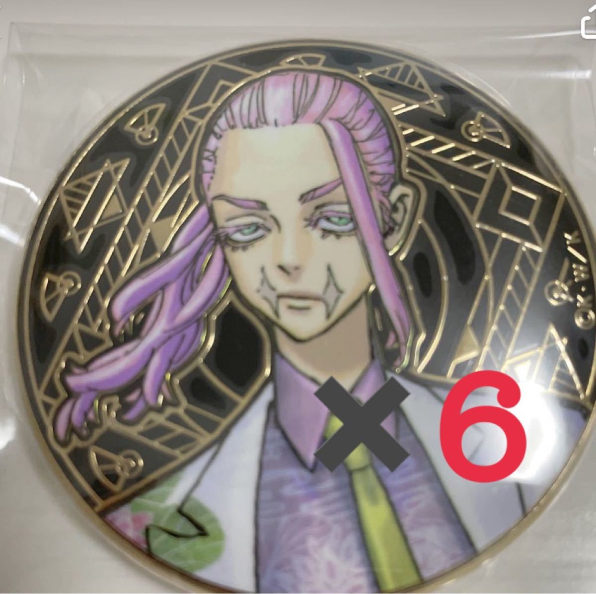 三途春千夜 原画展缶バッジ 6個セット 缶バッジ東京リベンジャーズ