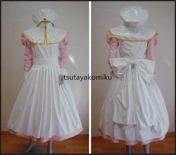高品質 新作 DEEPVOICEのナース服 コスプレ衣装 合皮 風 靴と 高品質 新作 DEEPVOICEのナース服 コスプレ衣装 合皮 風 靴と