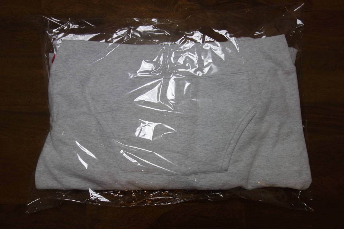 サイズS 新品 確実正規 Supreme Bling Box Logo Hooded Sweatshirt Ash
