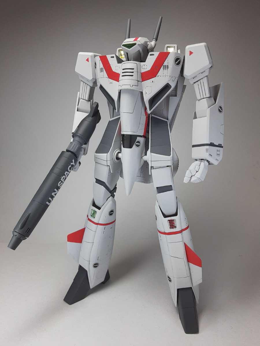 ハセガワ 1/72 VF-1J バトロイド バルキリー 塗装 改修 完成品 超時空