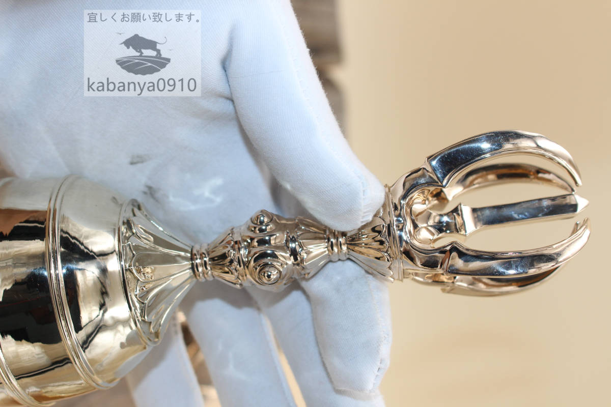 飛行五鈷鈴 響銅製磨き仕上げ 高さ19cm 弘法大師空海『御請来 飛行五鈷鈴 響銅製磨き仕上げ 高さ19cm 弘法大師空海『御請来