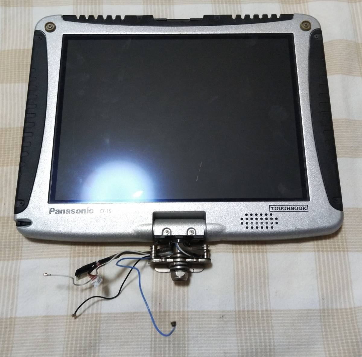 Panasonic TOUGHBOOK CF-19 CF-19AW1ADS 液晶画面 上半身 ユニット 一式 動作確認済 修理パーツの画像2