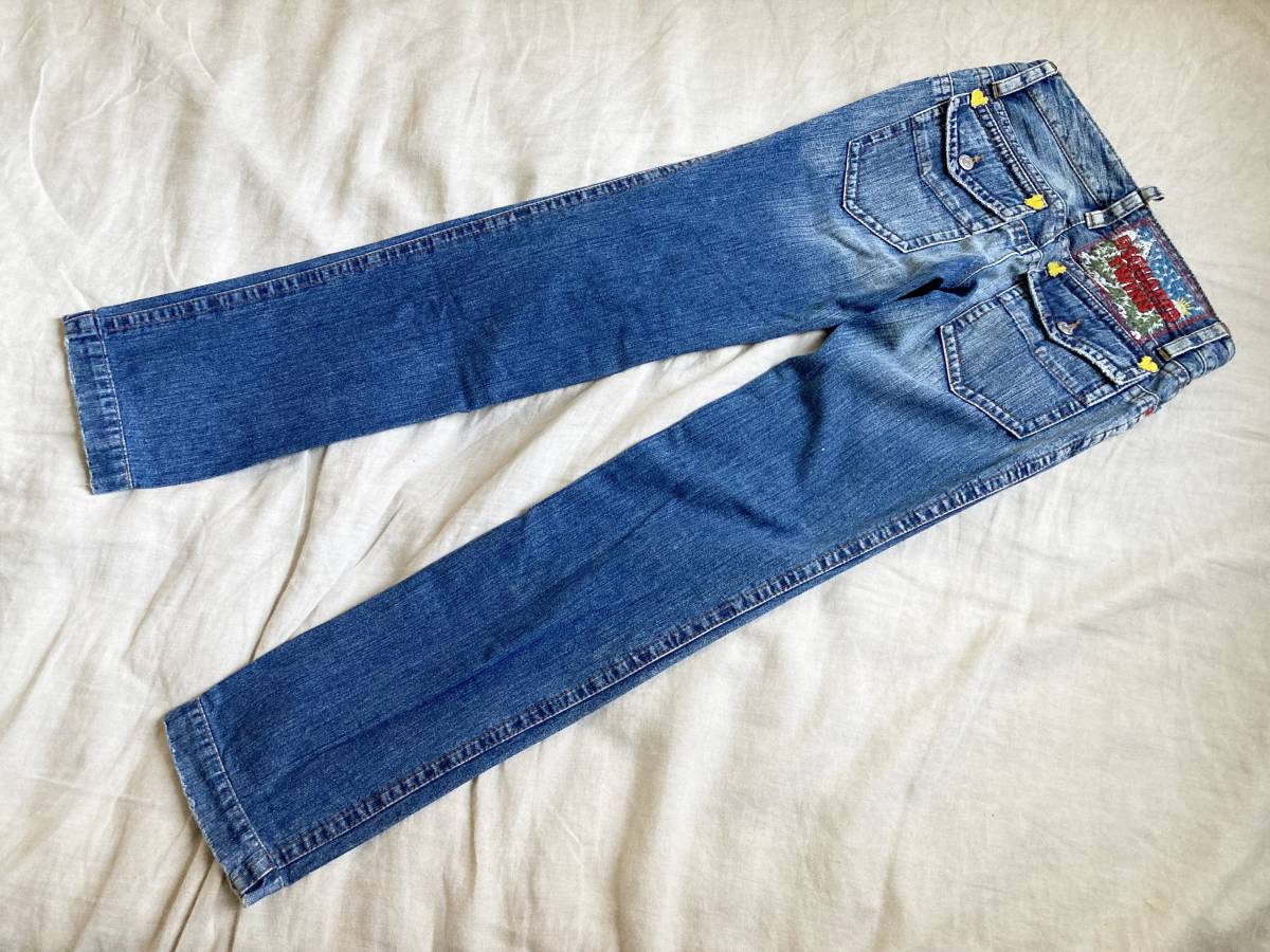 04AW DSQUARED2 ディースクエアード リス金具 ダメージ加工 04AW DSQUARED2 ディースクエアード リス金具 ダメージ加工