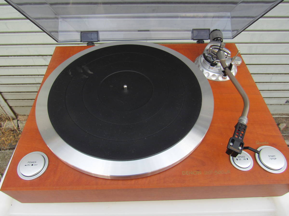 定価11万5千☆DENON レコードプレーヤー ターンテーブル DP-500M