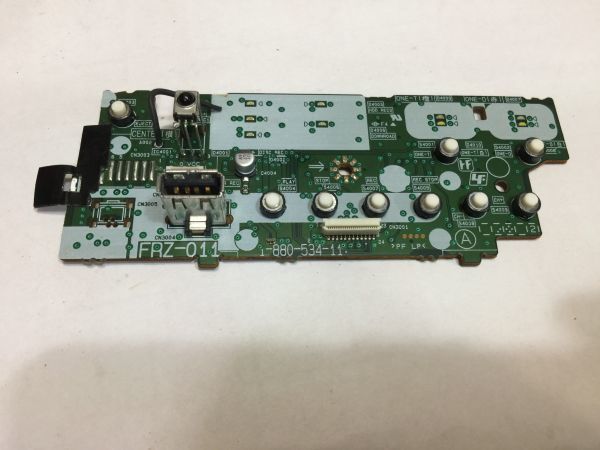 1.ソニー　ブルーレイレコーダー　BDZ-R55用　　リモコン受光部、スイッチ基盤　　. 　　BO602C_画像1