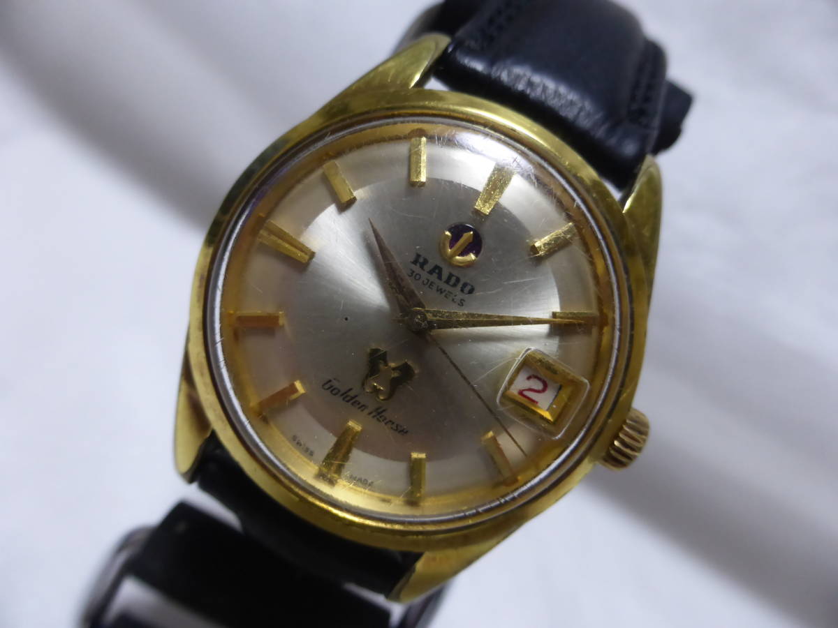 送料関税無料】 RADO☆ラドー GOLDEN HORSE ゴールデンホース 30石