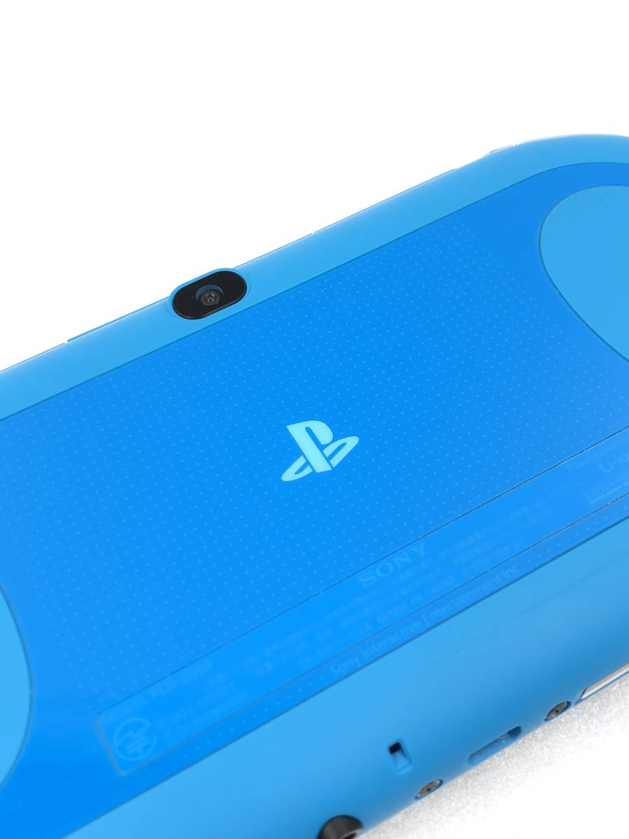 新品同様~超美品】 PlayStation Vita Wi-Fiモデル アクアブルー(PCH