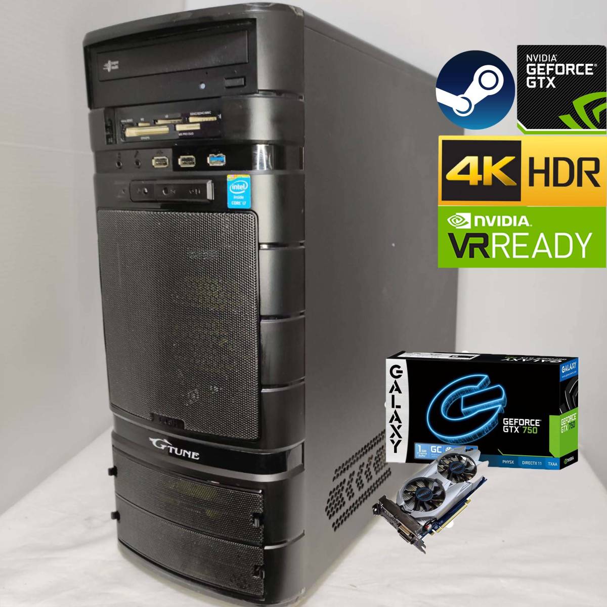 ☆最高峰☆ ゲーミングPC I5 4460/16GB/GTX750/新品SSD240GB/HDD500GB