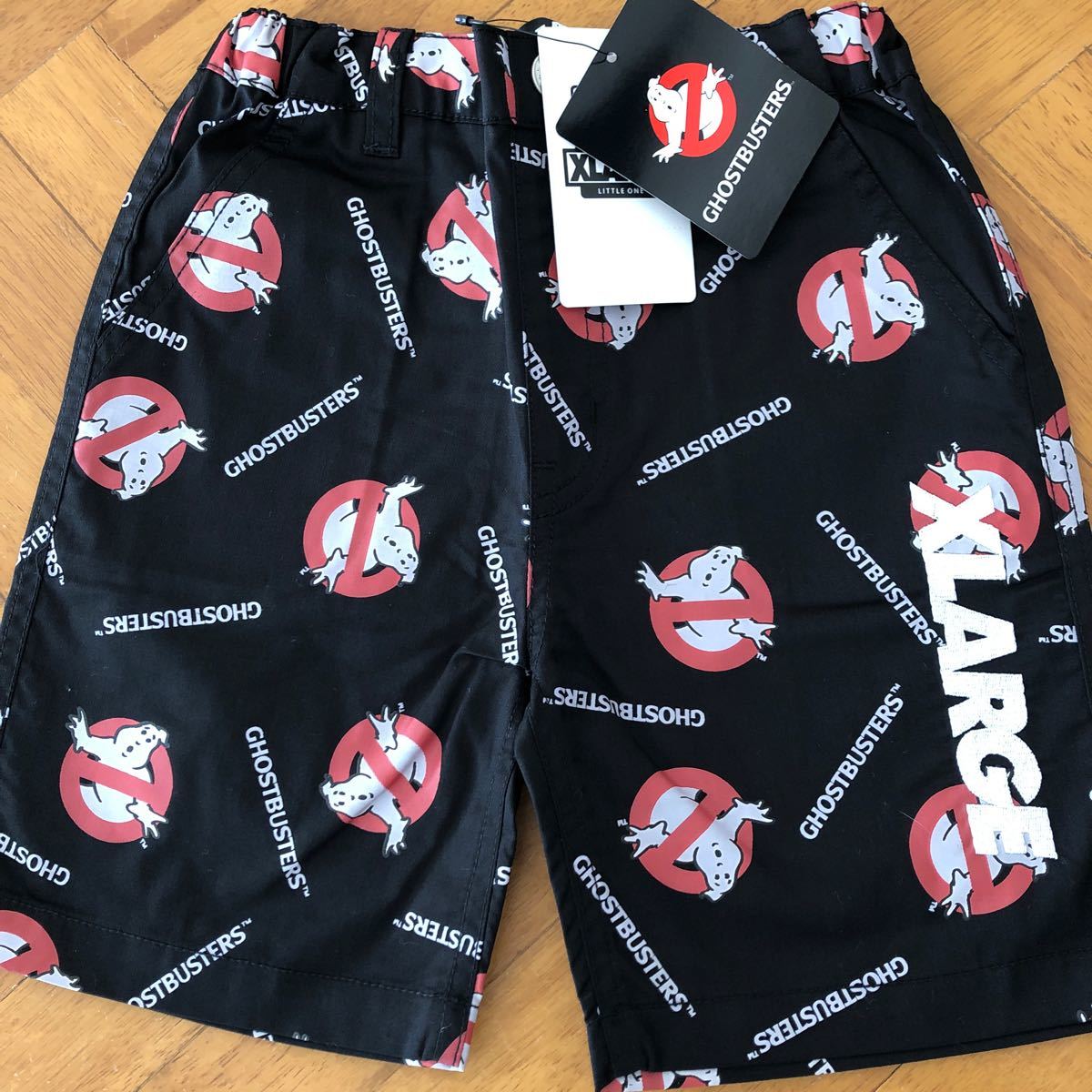 xlarge ゴーストバスターズ コラボ ハーフパンツ 110センチ レア タグ付き