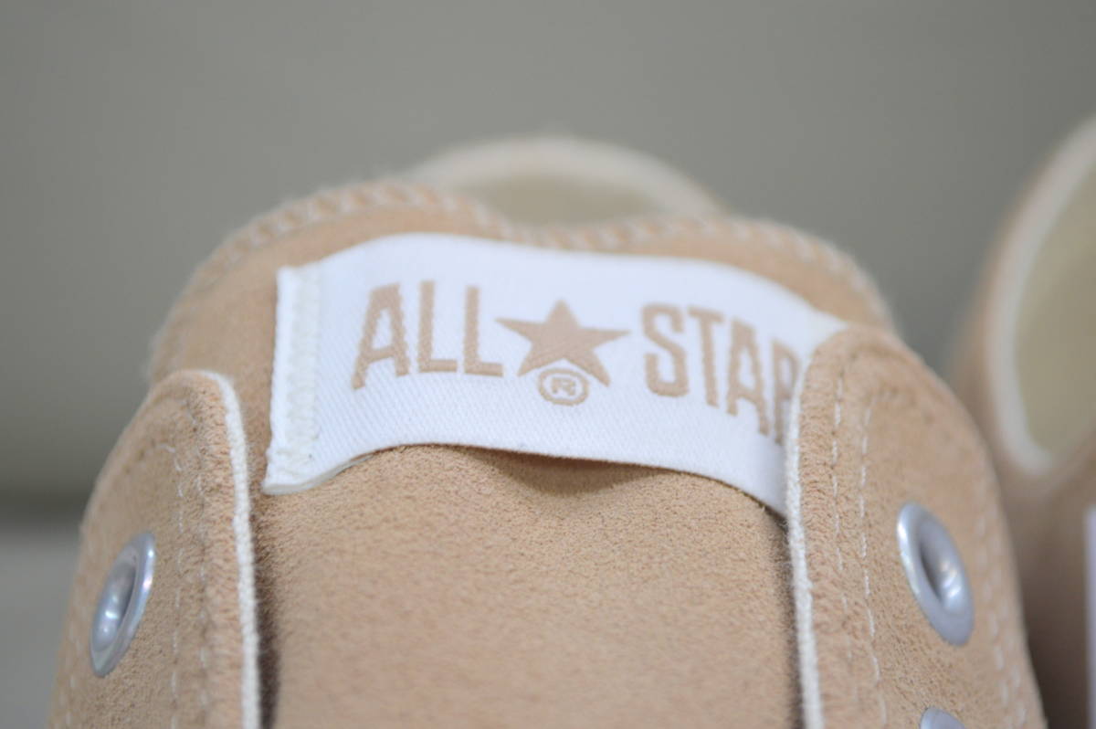 新品未使用 CONVERSE コンバース ALL STAR SUEDE OX オールスター スエード レザー 1SC430 キャメル 定価11,000円 送料無料 US7.5 26センチ_画像4