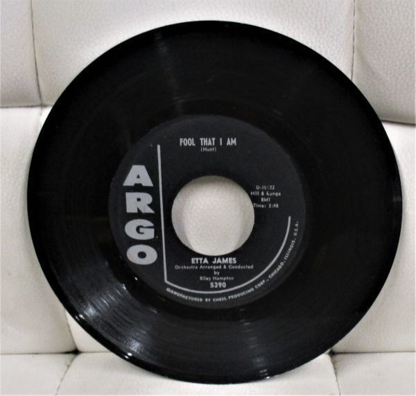 *Blues 45 Etta James Fool That I Am / Dream [ \'61 Argo 5390 ]