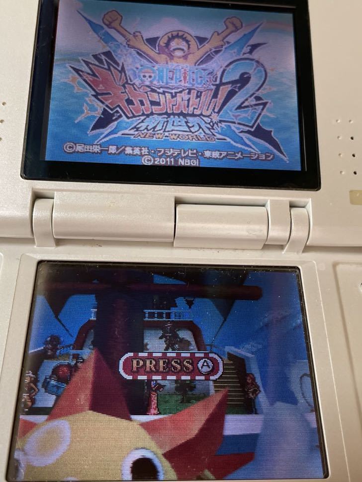 DS ソフト ニンテンドーDS ワンピース ギガントバトル 2 新世界 ナルト RPG 2 千鳥VS螺旋丸 2本セットNARUTO RPG2 中古 起動確認済 即決