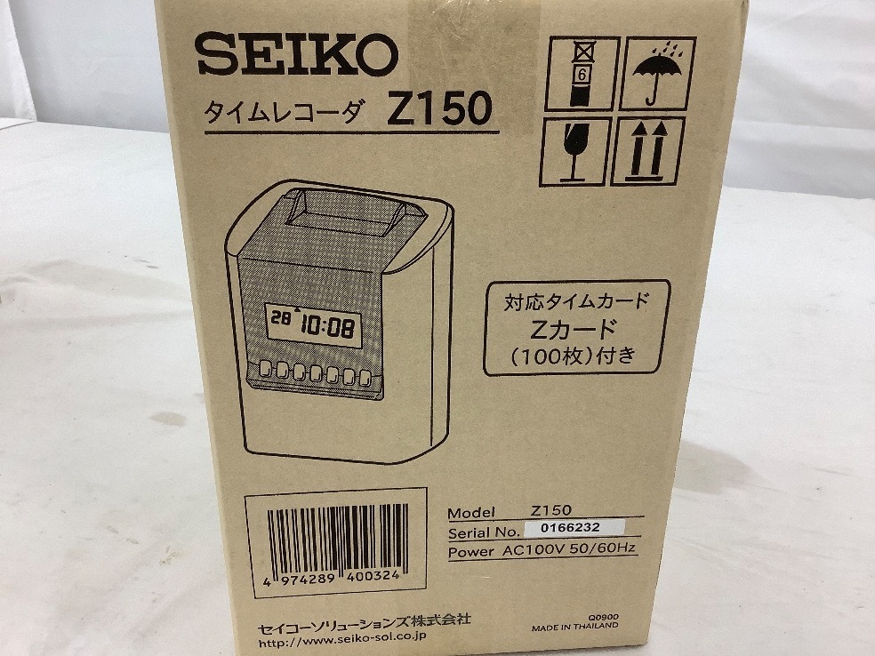 直販ストア ③セイコー/SEIKO タイムレコーダ Z150 年式不明です OD 未使用品 ACB