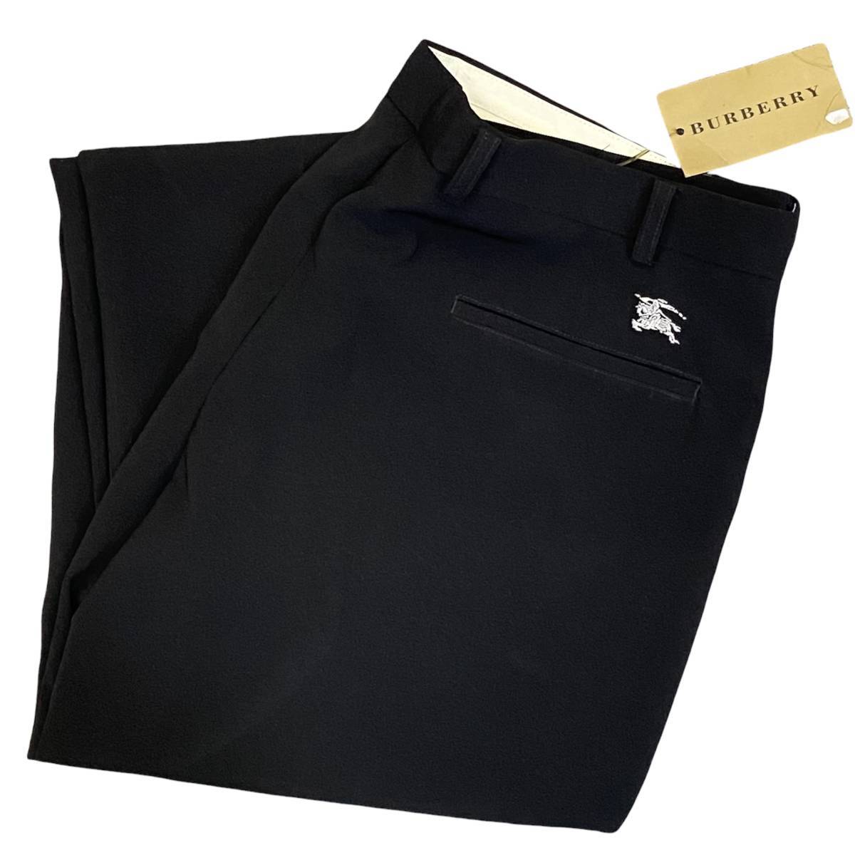 人気が高い 新品 Burberry London スラックス パンツ 38 ブラック