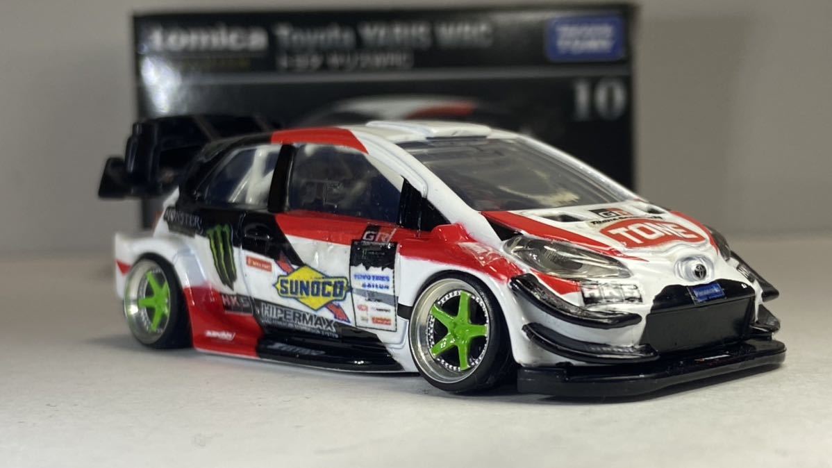 1/58 改 トヨタ GR ヤリス WRC 車高短 アルミ製 深リムホイール 5本