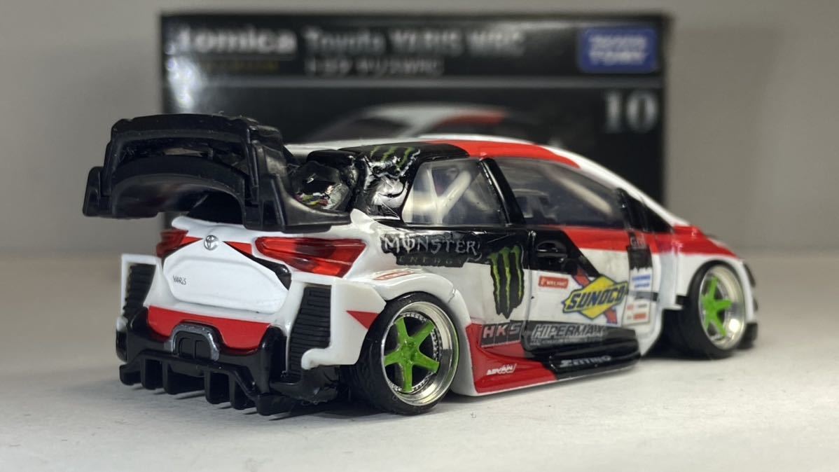 1/58 改 トヨタ GR ヤリス WRC 車高短 アルミ製 深リムホイール 5本