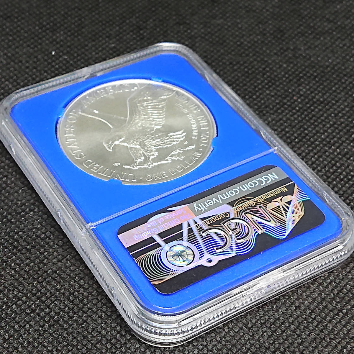 ☆ Type-2 ☆ 2021年 アメリカ シルバー イーグル 1ドル 銀貨 NGC