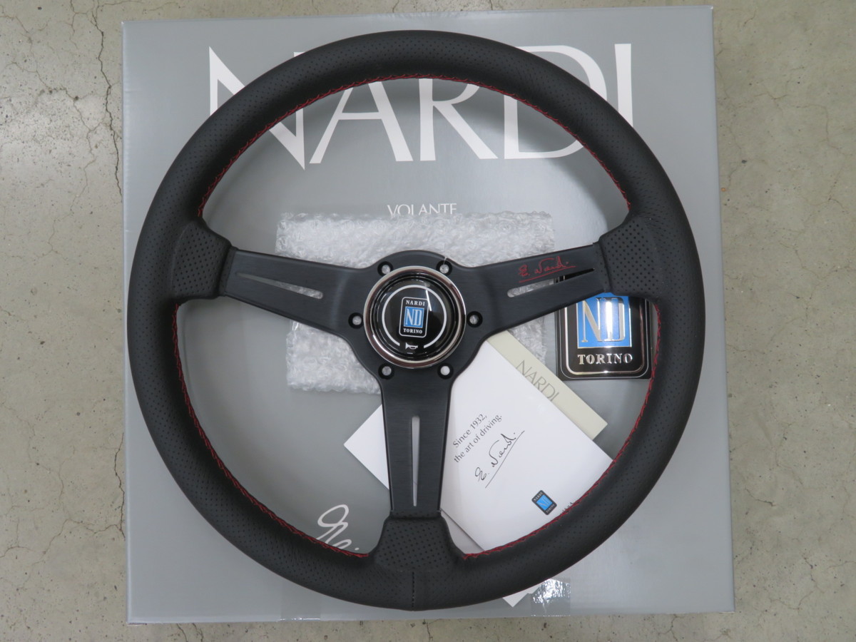 正規品 限定品 NARDI SPORTS TYPE-A 340 品番 N926 BLKパンチング