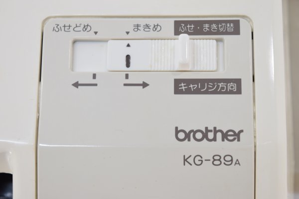 brother KG-89A オートキャリジ Yahoo!オークション - 動確 brother ブラザー KG-89A オート