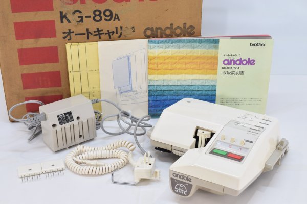 brother KG-89A オートキャリジ Yahoo!オークション - 動確 brother ブラザー KG-89A オート