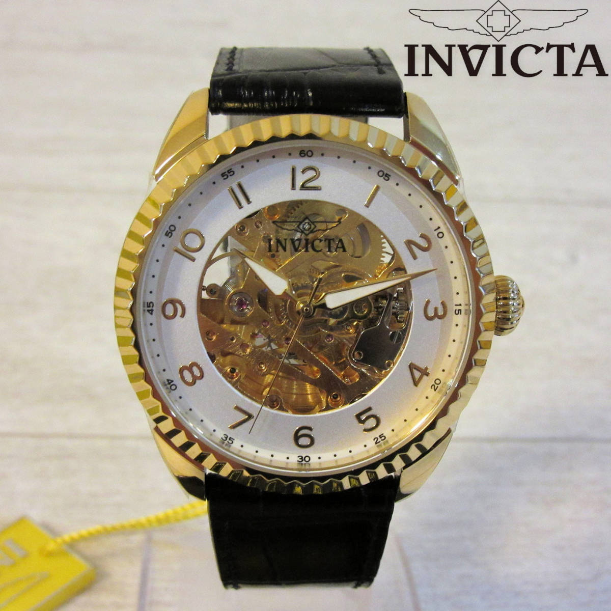 定価7 7万 新品箱入 INVICTA オートマチック 腕時計 スケルトン 美麗