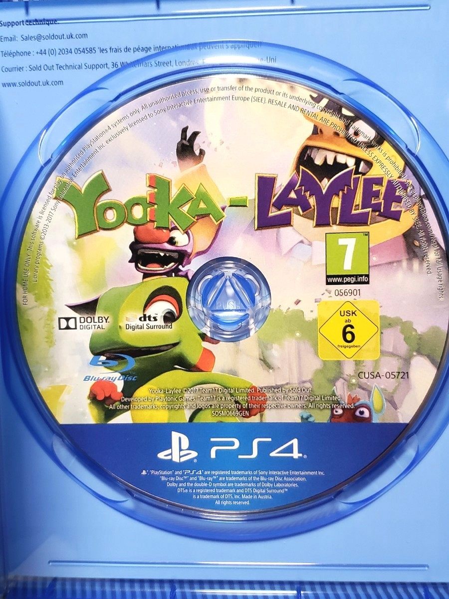 PS4　YOOKA-LAYLEE　海外版