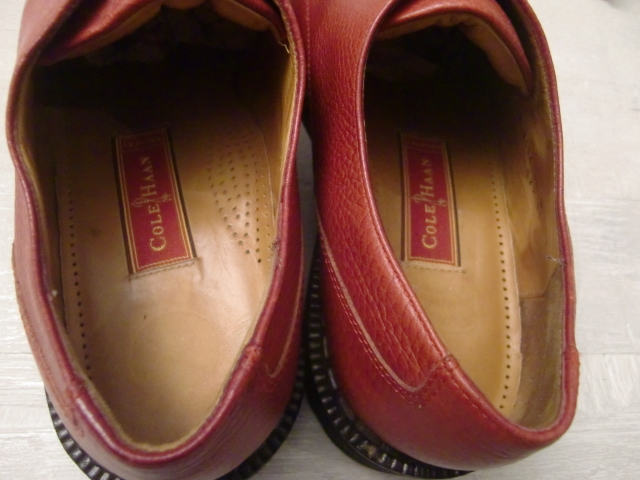 送料無料　新品展示品　COLE HAAN　コールハーン 赤レザー　革靴　Uチップ　WESTON　GOLF型　パラブーツ　シャンポート型　10B　26.5cm前後_画像10